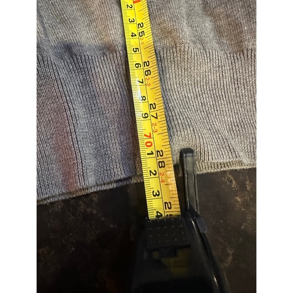 Polo Ralph Lauren Men XXL Gray Pima Cotton V-Neck Sweater Heather Grey Knit - Picture 4 of 7